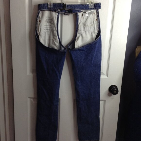 Levi's LGBTQ+ Pride chaps, S/P; RARE Never worn, Rainbow, Avant Garde, Sexy Chic - Picture 2 of 6